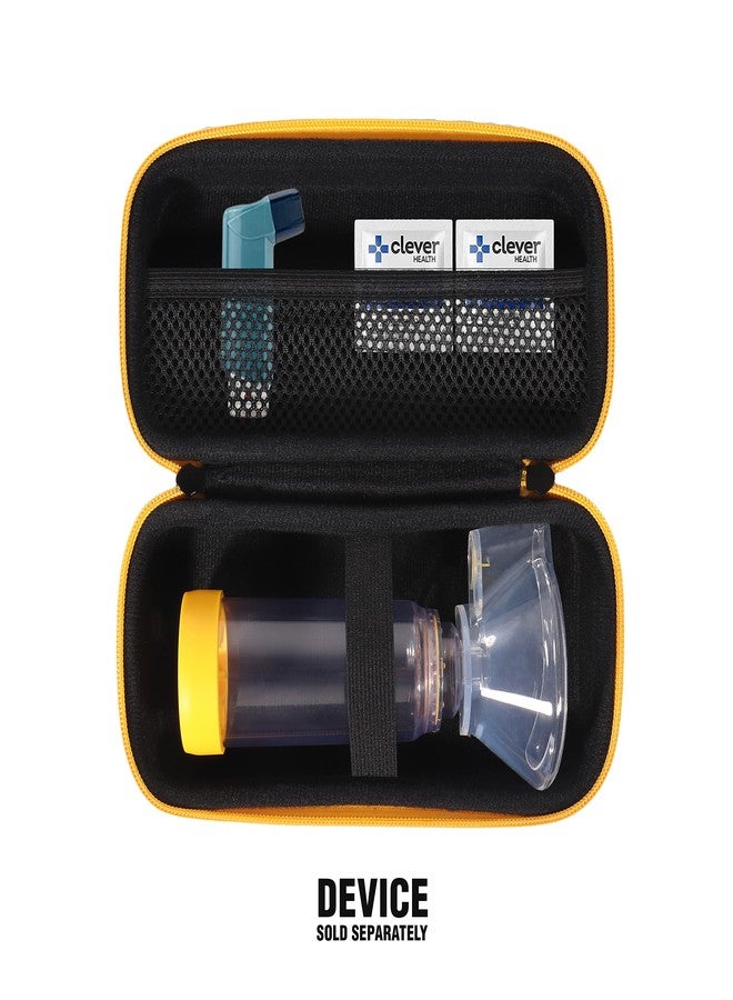 GETGEAR Asthma Inhaler Holder case, Compact and Sturdy case for Handy Ventolin Inhaler for Adults and Kids (CASE ONLY) (Black) - Image 3